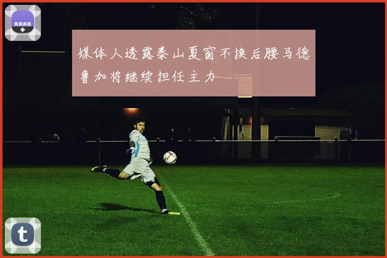 媒体人透露泰山夏窗不换后腰马德鲁加将继续担任主力